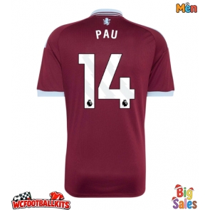 Aston Villa Pau Torres #14 Replica Home Stadium Shirt 2026-27 Short Sleeve